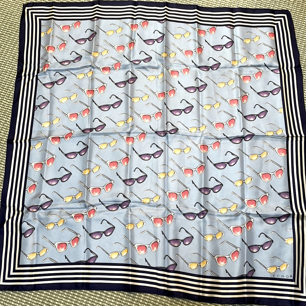 Echo Silk Twill Scarf